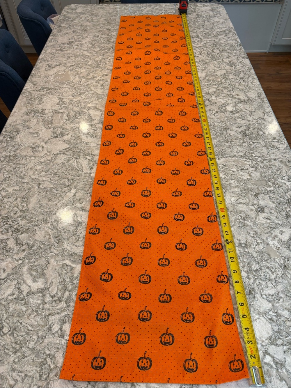 Halloween Pumpkin Table Runner